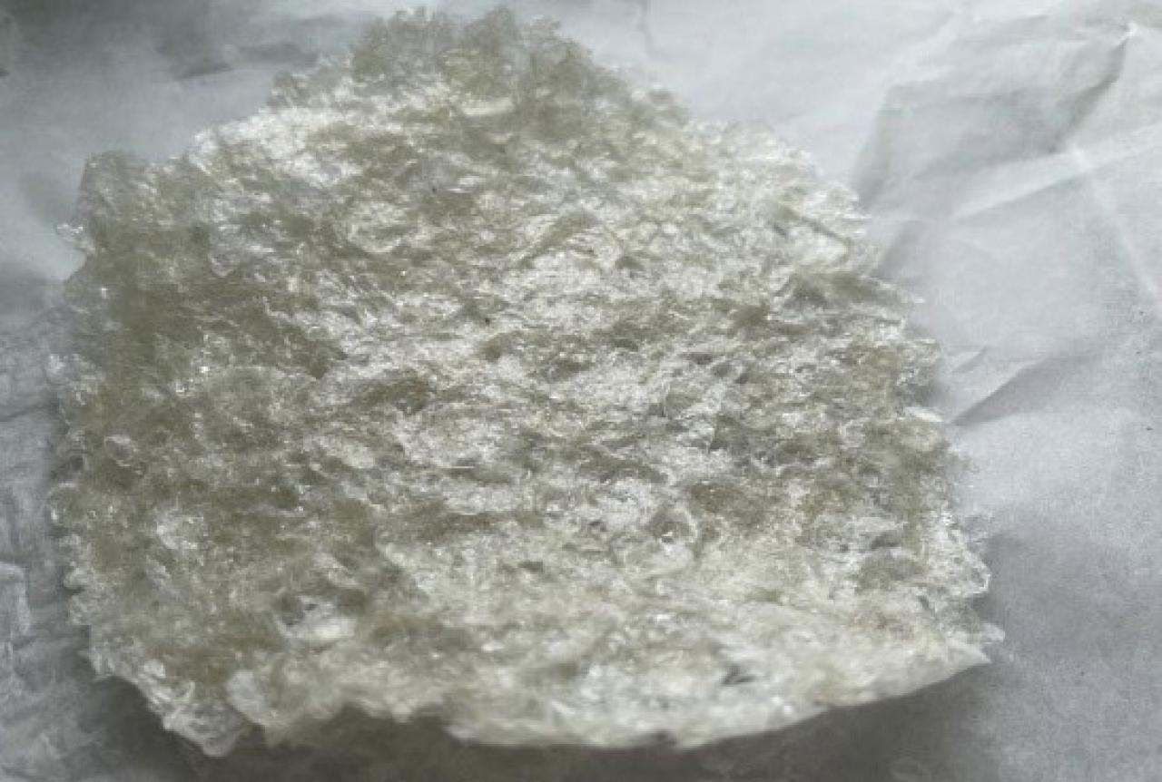 圖二：製作後的魚鱗塑膠